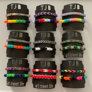 NEW 9 x Sets RAVE Kandi Handmade Friendship Bracelets